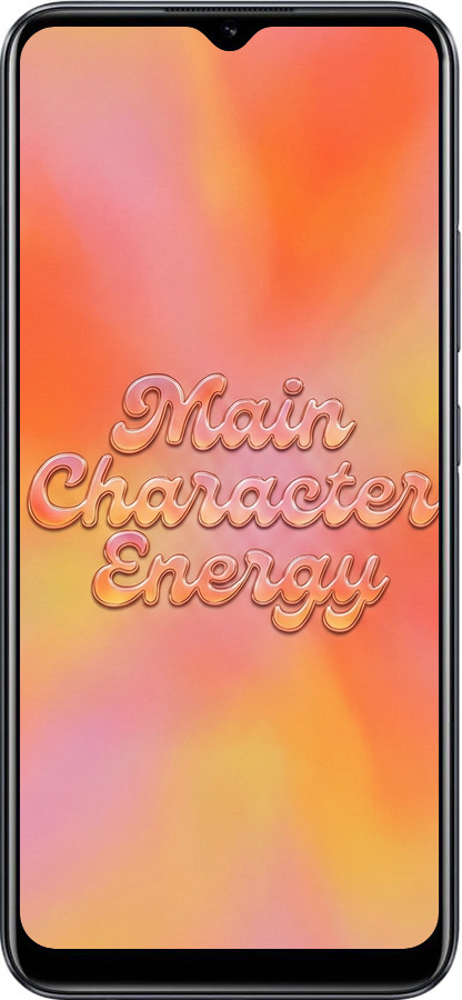 Силиконовый чехол Aura Gradient Main Character Energy Aesthetic Y2K для Realme C25 - 6783u-3613 изображение 