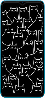 TPU чехол С изображением кошек для Realme C3 - 6470b-1889 изображение 