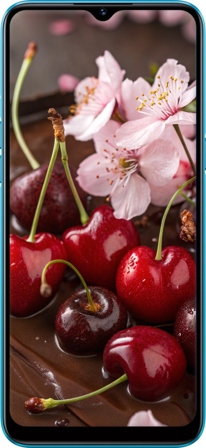 TPU чехол Вишня в шоколаде для Realme C3 - 6698b-1889 изображение 