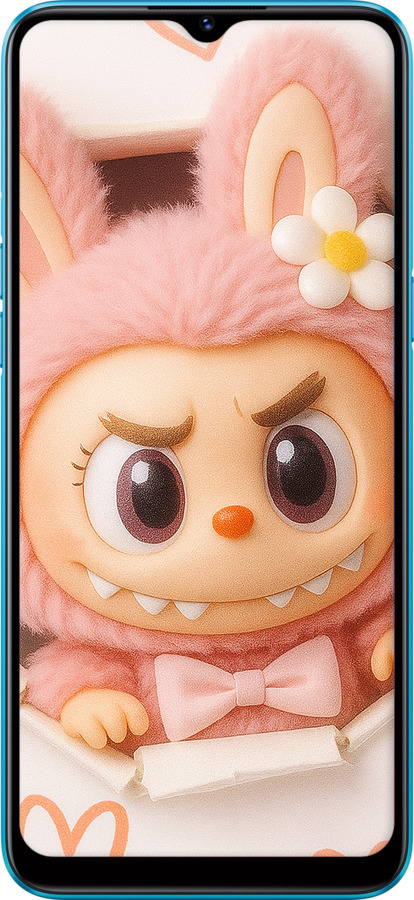 2D пластиковий чехол Лабубу 2 для Realme C3 - 6710t-1889 изображение 