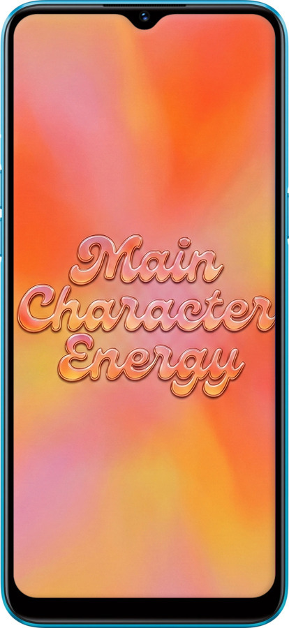 2D пластиковый чехол Aura Gradient Main Character Energy Aesthetic Y2K для Realme C3 - 6783t-1889 изображение 