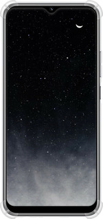 Силикон с усиленными углами чехол Сині хмари, Синій місяць для Realme C30 - 6396sp-2700 изображение 