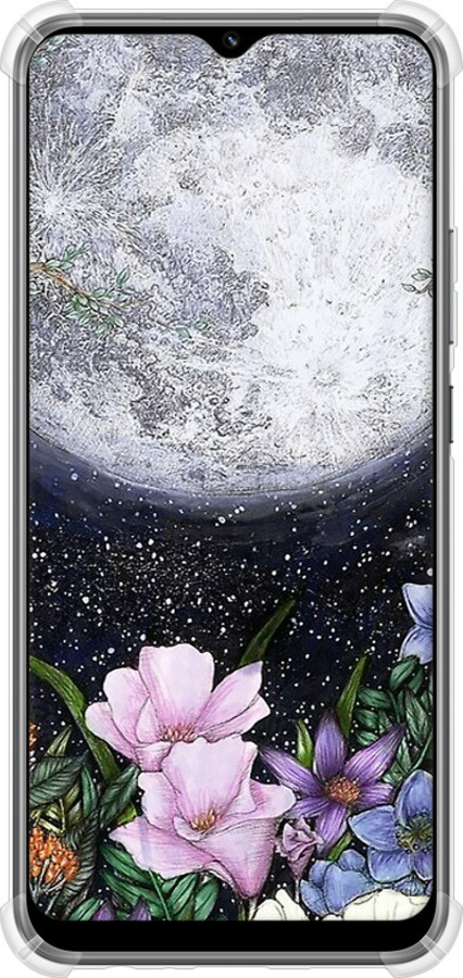 Силикон с усиленными углами чехол Полночь в саду для Realme C30 - 6259sp-2700 изображение 