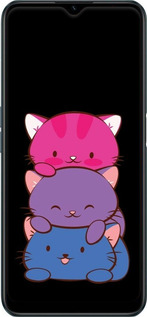 TPU чехол Милые кошки для Realme C31 - 6518b-2593 изображение 