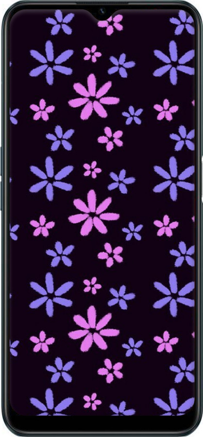 TPU чехол с  цветами для Realme C31 - 6258b-2593 изображение 