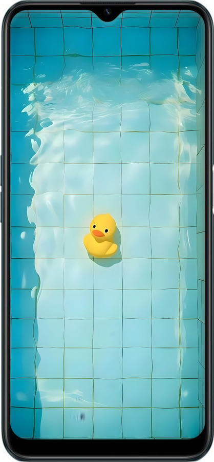 TPU чехол Утенок для Realme C31 - 6323b-2593 изображение 