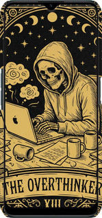 3D пластиковый матовый чехол The Overthinker для Realme C31 - 6774m-2593 изображение 