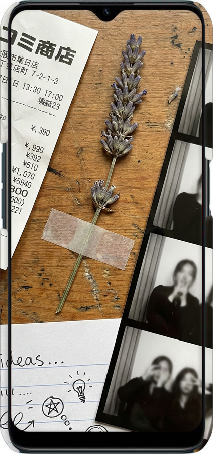 3D пластиковый матовый чехол Aesthetic Scrapbook Collage для Realme C31 - 6773m-2593 изображение 