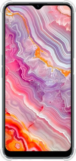 Силикон с усиленными углами чехол Мрамор 2 для Realme C31 - 6307sp-2593 изображение 