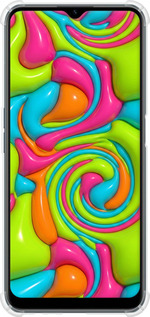 Силіконовий протиударний с посиленими кутами чехол Y2K Jelly Dream для Realme C31 - 6780sp-2593 изображение 