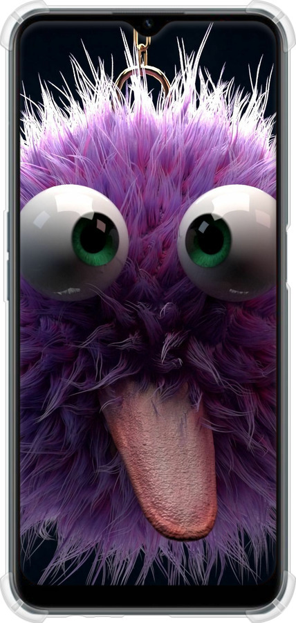 Силикон с усиленными углами чехол Пушистик для Realme C31 - 6017sp-2593 изображение 