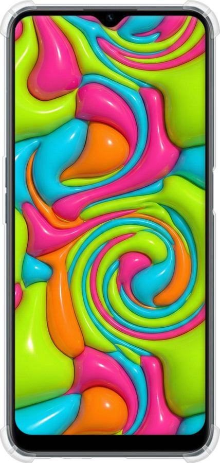 Силіконовий протиударний с посиленими кутами чехол Y2K Jelly Dream для Realme C31 - 6780sp-2593 изображение 