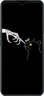 Силиконовый чехол Кошка для Realme C31 - 6505u-2593 изображение 