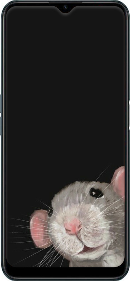 Силиконовый чехол The Peeking Rat для Realme C31 - 6442u-2593 изображение 