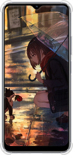 Силикон с усиленными углами чехол Anime для Realme C33 - 6609sp-2870 изображение 