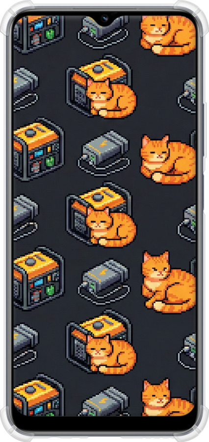 Силикон с усиленными углами чехол Autonomous Zone для Realme C33 - 6771sp-2870 изображение 