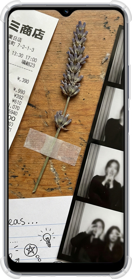 Силикон с усиленными углами чехол Aesthetic Scrapbook Collage для Realme C33 - 6773sp-2870 изображение 