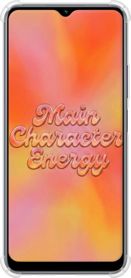 Силикон с усиленными углами чехол Aura Gradient Main Character Energy Aesthetic Y2K для Realme C33 - 6783sp-2870 изображение 