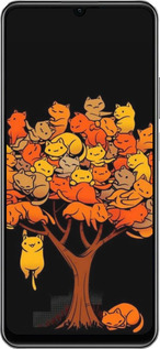 TPU чехол Дерево и котики для Realme C51 - 6516b-3467 изображение 