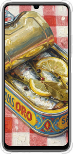 Силикон с усиленными углами чехол Vintage Sardine Tin Phone для Realme C51 - 6772sp-3467 изображение 