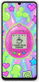 Силикон с усиленными углами чехол Y2K Aesthetic Retro Pet: Годуй мене кавою для Realme C51 - 6784sp-3467 изображение 