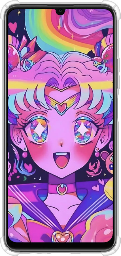 Силикон с усиленными углами чехол Сейлор Мун 3 для Realme Note 50 - 6352sp-3752 изображение 