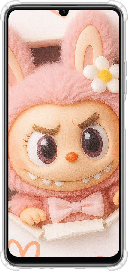 Силикон с усиленными углами чехол Лабубу 2 для Realme Narzo N53 - 6710sp-4042 изображение 