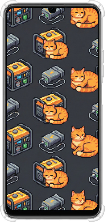 Силикон с усиленными углами чехол Autonomous Zone для Realme C51 - 6771sp-3467 изображение 