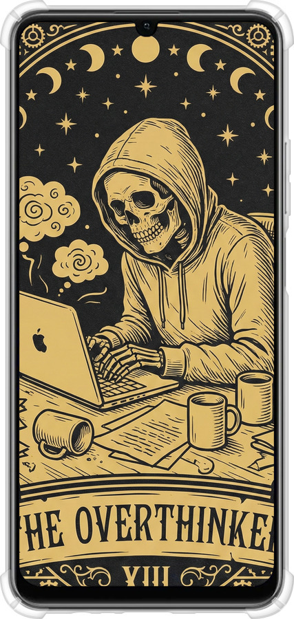 Силіконовий протиударний с посиленими кутами чехол The Overthinker для Realme C51 - 6774sp-3467 изображение 