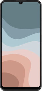 Силіконовий чехол З синіми та рожевими хвилями в стилі ретро для Realme Note 50 - 6532u-3752 изображение 