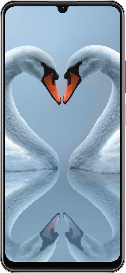 Силіконовий чехол Лебеді для Realme C51 - 6007u-3467 изображение 