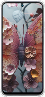 Силикон с усиленными углами чехол Fairy Butterfly для Realme C55 - 6048sp-2992 изображение 