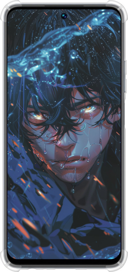 Силикон с усиленными углами чехол Satoru Gojou для Realme C55 - 6128sp-2992 изображение 
