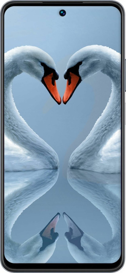 Силиконовый чехол Лебеди для Realme C55 - 6007u-2992 изображение 