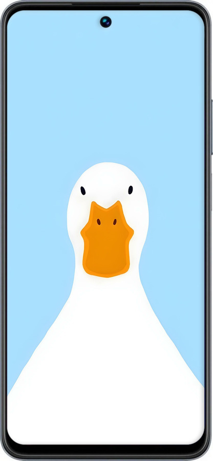 Силиконовый чехол Гусь для Realme C55 - 6350u-2992 изображение 
