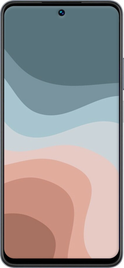 Силиконовый чехол С синими и розовыми волнами в стиле ретро для Realme C55 - 6532u-2992 изображение 