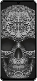 TPU чехол skull-ornament для Realme C61 - 4101b-3781 изображение 