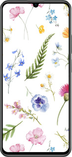 TPU чехол Квітковий фон v2 для Realme C61 - 5472b-3781 изображение 