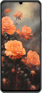 TPU чехол Оранжевые розы для Realme C61 - 5944b-3781 изображение 