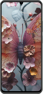 TPU чехол Fairy Butterfly для Realme C61 - 6048b-3781 изображение 