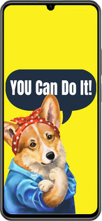 TPU чехол чехол с корги You Can Do It для Realme C61 - 6184b-3781 изображение 