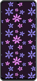 TPU чехол з квітами для Realme C61 - 6258b-3781 изображение 