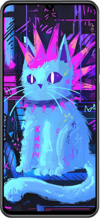 TPU чехол Кот панк для Realme C61 - 6311b-3781 изображение 