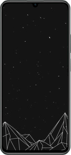 TPU чехол Черно белые абстрактные горы для Realme C61 - 6437b-3781 изображение 