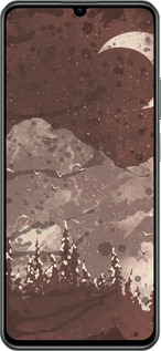 TPU чехол С изображением лунного пейзажа в ночном лесу для Realme C61 - 6546b-3781 изображение 