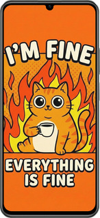 TPU чехол Funny Cat для Realme C61 - 6786b-3781 изображение 