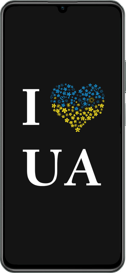 TPU чехол I love UA для Realme C61 - 1112b-3781 изображение 