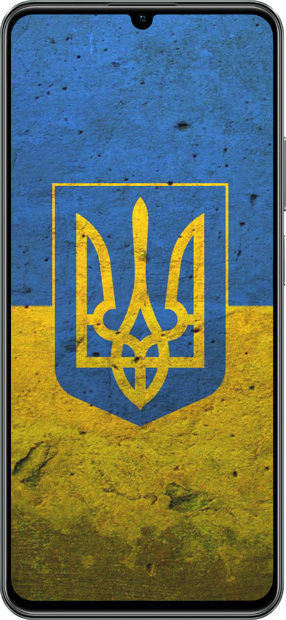 TPU чехол Флаг и герб Украины 2 для Realme C61 - 378b-3781 изображение 