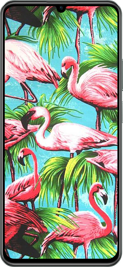 TPU чехол Tropical background для Realme C61 - 4016b-3781 изображение 