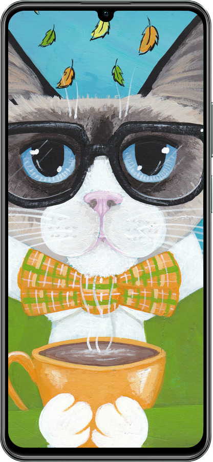 TPU чехол Cat&Coffee для Realme C61 - 4053b-3781 изображение 